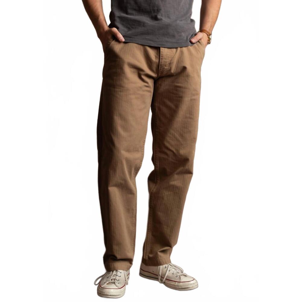 NEW IRON & RESIN troop pant in khaki